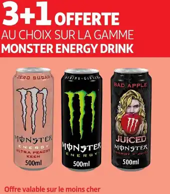 Auchan Monster energy drink offre