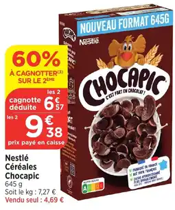 Bi1 NESTLE Céréales Chocapic offre