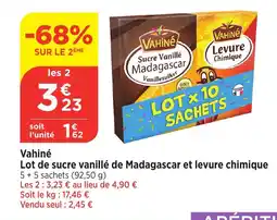 Bi1 VAHINE Lot de sucre vanillé de Madagascar et levure chimique offre