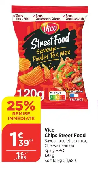 Bi1 VICO Chips Street Food offre