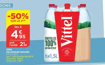 Bi1 VITTEL Eau minérale naturelle offre