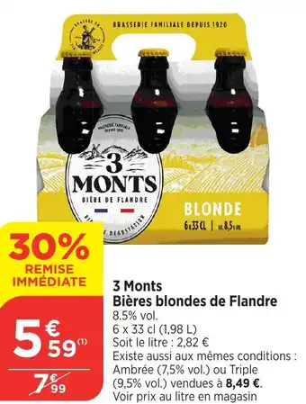 Bi1 Bières blondes de Flandre offre