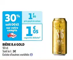 Auchan Gold bière offre