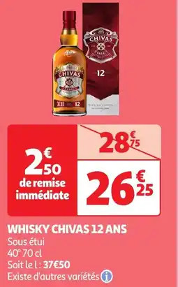 Auchan Chivas whisky offre