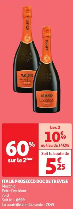 Auchan Maschio italie prosecco doc de trevise offre