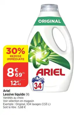 Bi1 ARIEL Lessive liquide offre