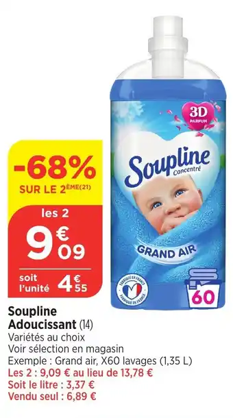 Bi1 SOUPLINE Adoucissant offre