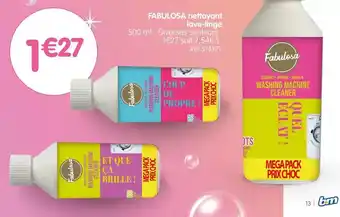 b&m Fabuloso - nettoyant lave-linge offre