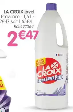 b&m La croix - javel offre