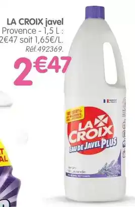 b&m La croix - javel offre