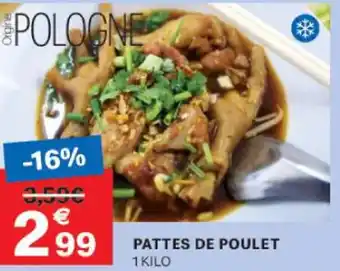 Leader Price Pattes de poulet1 offre