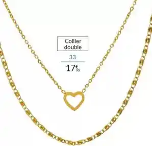 Auchan Collier double offre