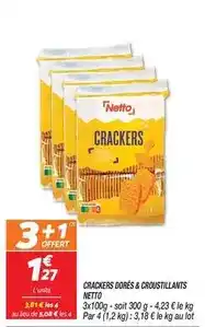 Netto Nestlé - crackers dores & croustillants offre