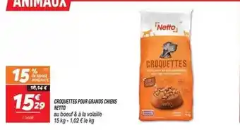 Netto Netto - croquettes pour grawis chiens offre