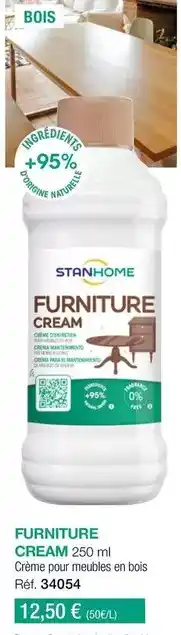 Stanhome Stanhome - furniture cream 250 ml offre