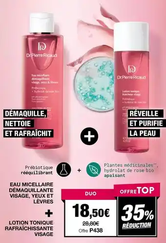 Stanhome Tous - eau micellaire démaquillante visage, eeux et l'evres offre