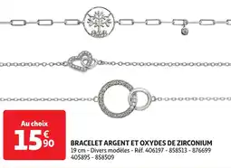 Auchan BRACELET ARGENT ET OXYDES DE ZIRCONIUM offre