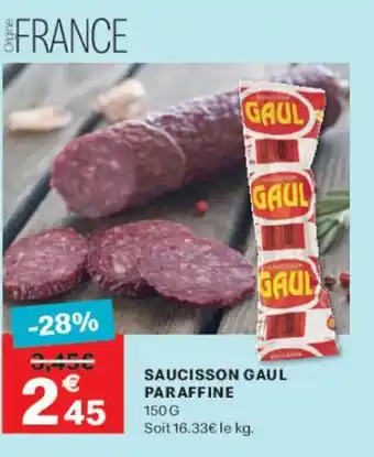 Leader Price SAUCISSON GAUL Paraffine offre