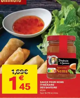 Leader Price ITINÉRAIRE DES SAVEURS Sauce pour nems offre