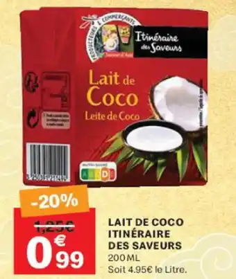 Leader Price ITINÉRAIRE DES SAVEURS  Lait de coco offre