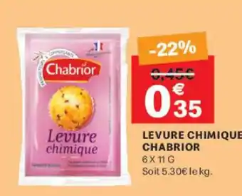 Leader Price CHABRIOR Levure chimique offre