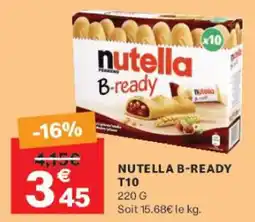 Leader Price NUTELLA B-READY T10 offre