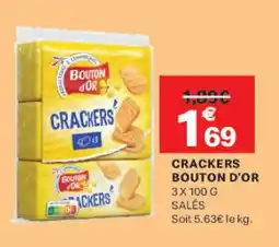 Leader Price BOUTON D'OR Crackers offre