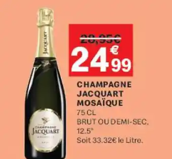 Leader Price JACQUART Champagne mosaïque offre