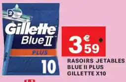 Leader Price GILLETTE Rasoirs jetables blue ii plus offre