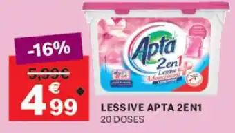 Leader Price APTA Lessive 2en1 offre