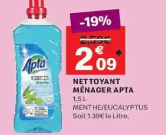 Leader Price APTA Nettoyant ménager offre