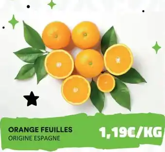 Hmarket Orange feuilles offre