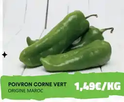 Hmarket Poivron corne vert offre