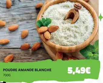 Hmarket Poudre amande blanche offre