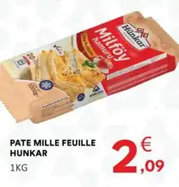 Hmarket HUNKAR Pate mille feuille offre