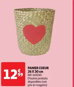 Auchan Panier coeur offre