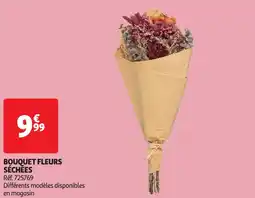 Auchan Bouquet fleurs séchées offre