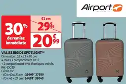 Auchan Valise rigide spotlight offre