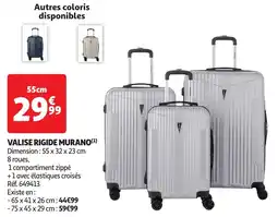 Auchan Valise rigide murano offre