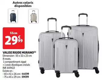 Auchan Valise rigide murano offre