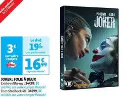 Auchan Joker folie à deux offre