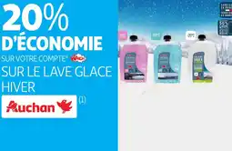 Auchan Auchan sur le lave glace hiver offre