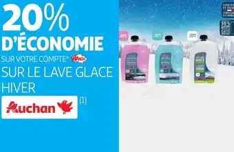 Auchan Auchan sur le lave glace hiver offre