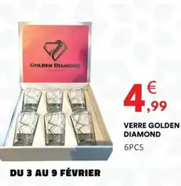 Hmarket GOLDEN DIAMOND Verre offre