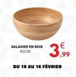 Hmarket Saladier en bois offre