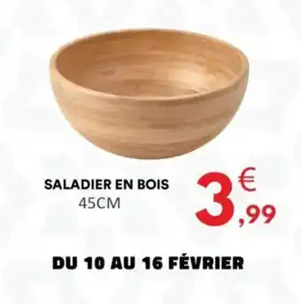 Hmarket Saladier en bois offre