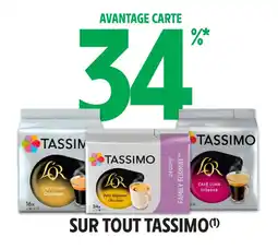 Intermarché Contact TASSIMO Sur tout offre