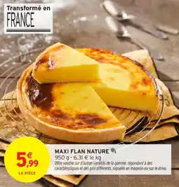 Intermarché Contact Maxi flan nature offre