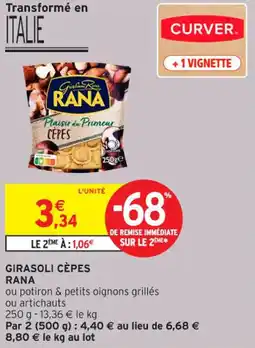 Intermarché Contact RANA Girasoli cèpes offre