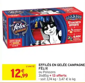 Intermarché Contact FÉLIX Effilés en gelée campagne offre